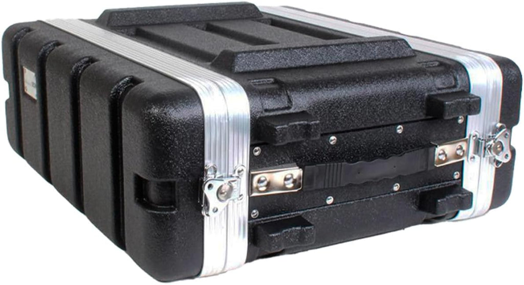 19' Rackmount Flight Case, 12' Depth, Stackable, ABS, Aluminum and Steel Construction (3U)