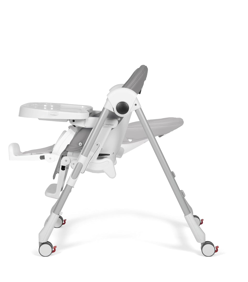 Peg Perego Prima Pappa Zero 3 - High Chair - for Children Newborn to 3 Years of Age - Made in Italy - Ice (Grey)