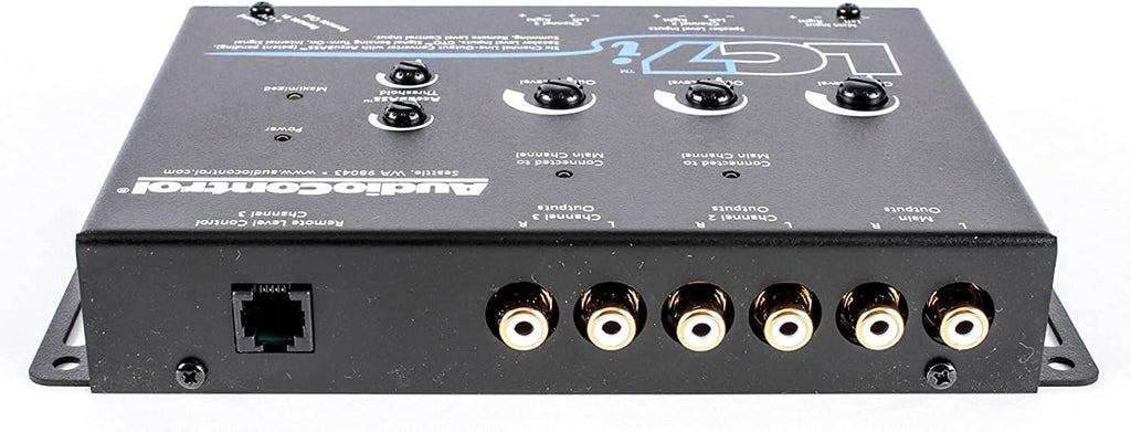 AudioControl LC7i - Black Six Channel Line Out Converter with AccuBASS & 5-year warranty*!