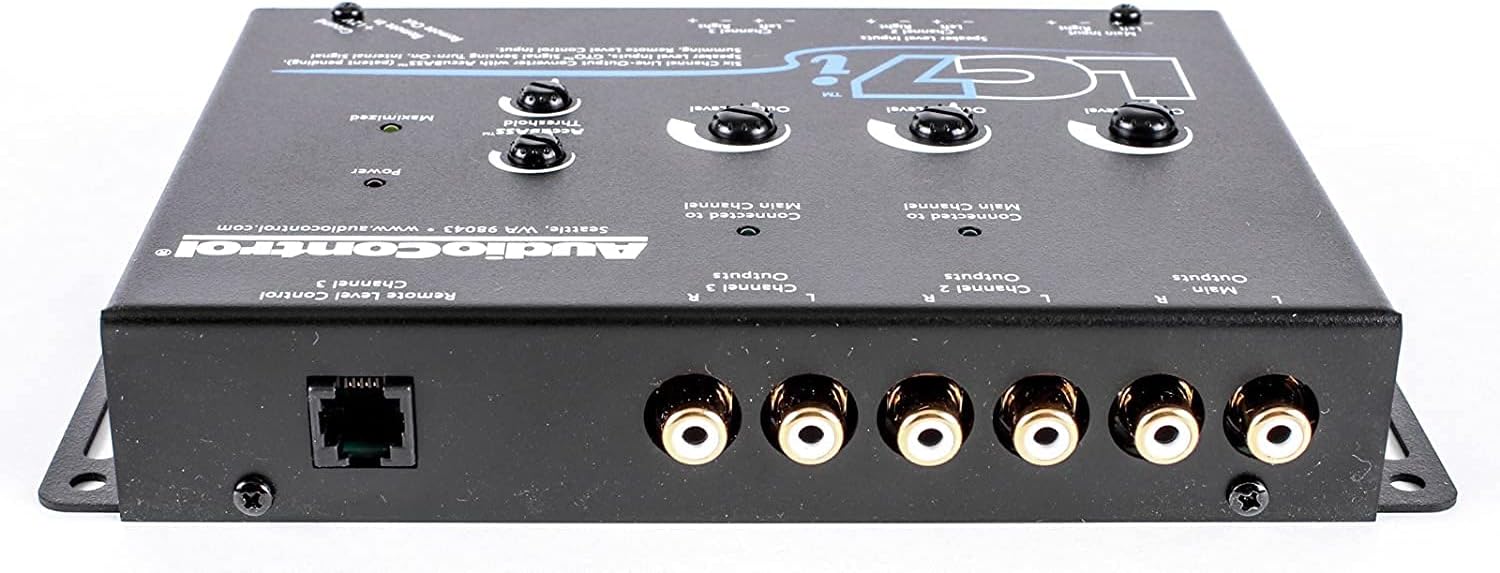 AudioControl LC7i - Black Six Channel Line Out Converter with AccuBASS & 5-year warranty*!