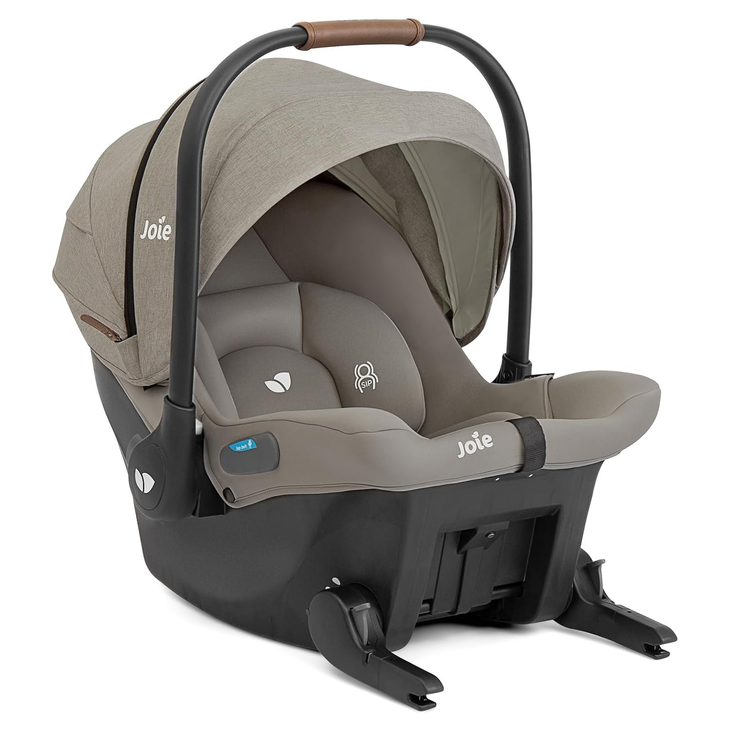 Joie Mint Latch Baseless Infant Car Seat – Lightweight, Built-in Rigid Latch Connectors and Side Impact Protection – No Base Installation Required (Dove)