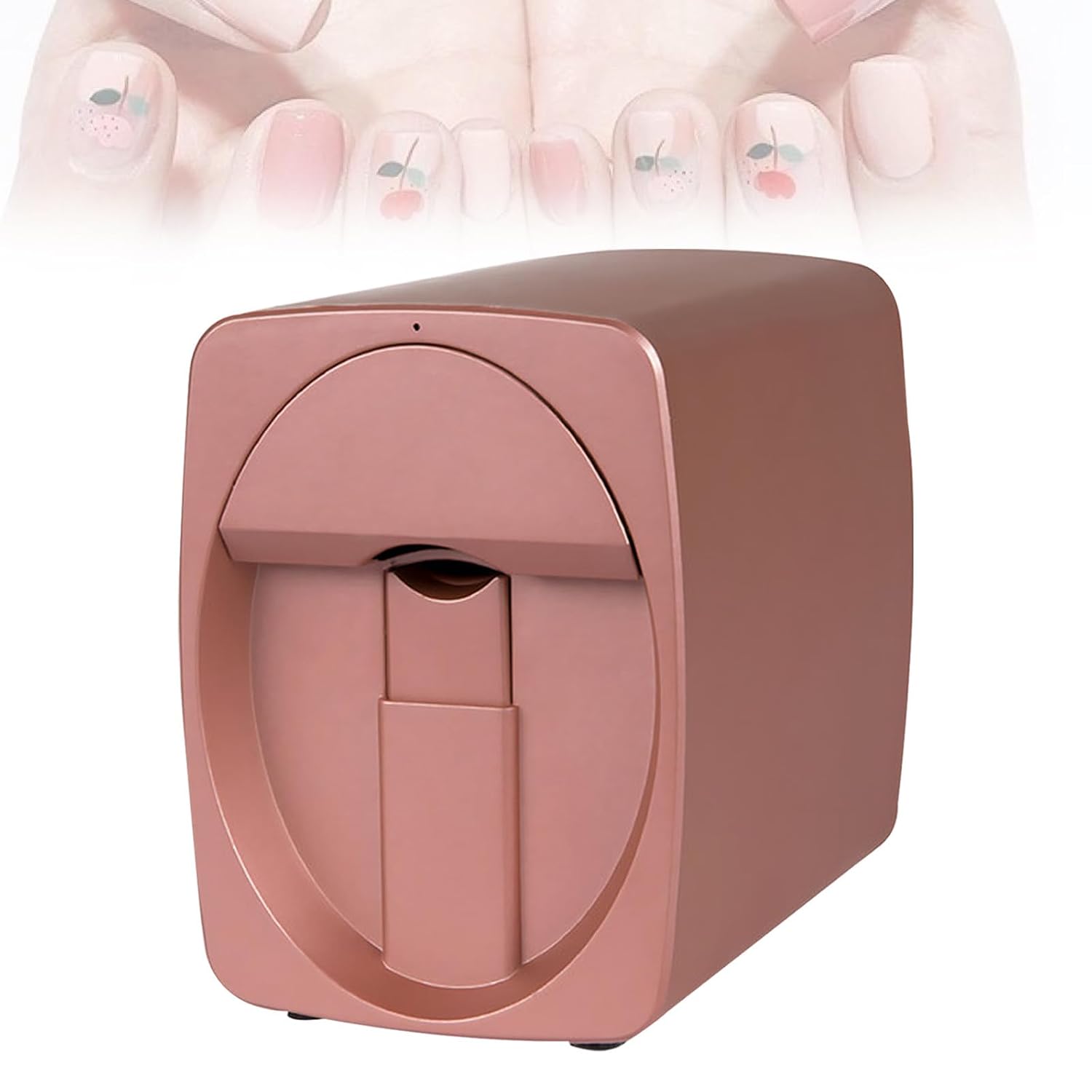 3D Nail Printer for Kids Beginners Safe Portable Device Salon-Grade Mobile Nail Printer,30s Fun Painting, 1000+ Cartoon Designs,with 2 Ink Cartridges, Each Cartridge Can Print 300 Nails B