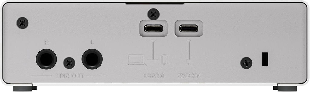 Yamaha 2-in/2-out USB-C Audio Interface with 24-bit/192kHz Support, 1 Combo/1 TRS inputs, Direct Monitoring, Loopback, and Steinberg Software Suite, White UR12MK3 W