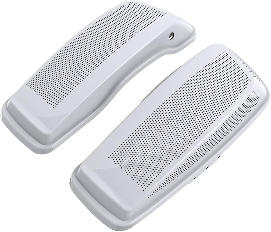 Advanblack Saddlebag Dual 6x9 Speaker lids, Audio Covers Fit for H-D Touring, Road Glide, Street Glide Special, Road King, 2014 2015 2016 2017 2018 2019 2020 2021 2022 2023