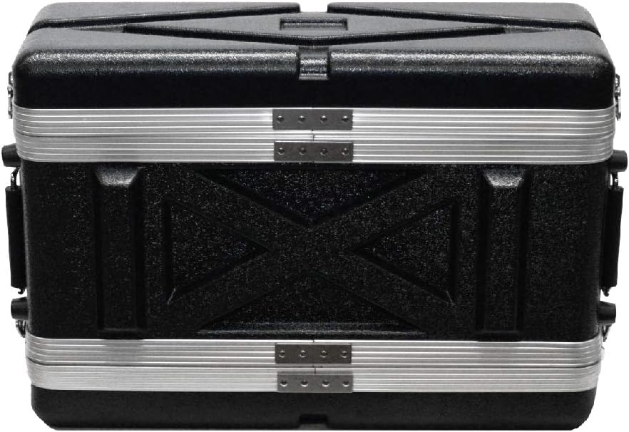 Seismic Audio - SALWR3S - Lightweight 3 Space Compact ABS Rack Case - 3U PA DJ Amp Effects Shallow Rack Case