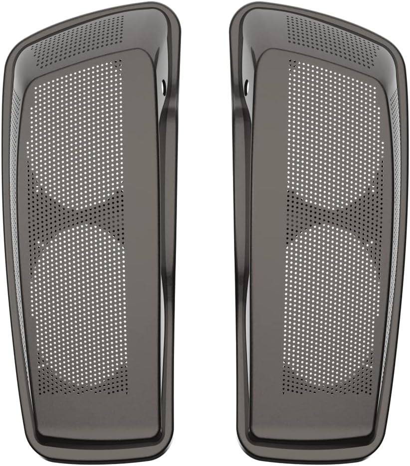 Advanblack Saddlebag Dual 6x9 Speaker lids, Audio Covers Fit for H-D Touring, Road Glide, Street Glide Special, Road King, 2014 2015 2016 2017 2018 2019 2020 2021 2022 2023