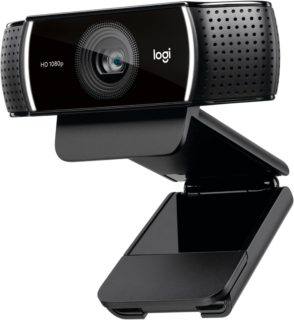 Logitech C922x HD Pro PC Webcam, Full HD 1080p/30fps or 720p/60fps Video,HD Light Correction,Works with Microsoft Teams,Google Meet,Nintendo Switch 2's New GameChat Mode,Mac/Tablet- Black, Pack of 10