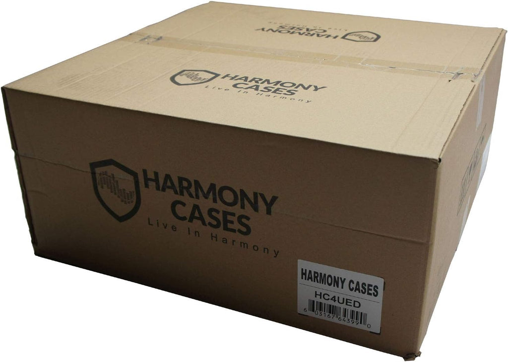 Harmony Audio Cases HC4UED Pro DJ Flight 4U FX Effect 16' Depth Road Vertical Case