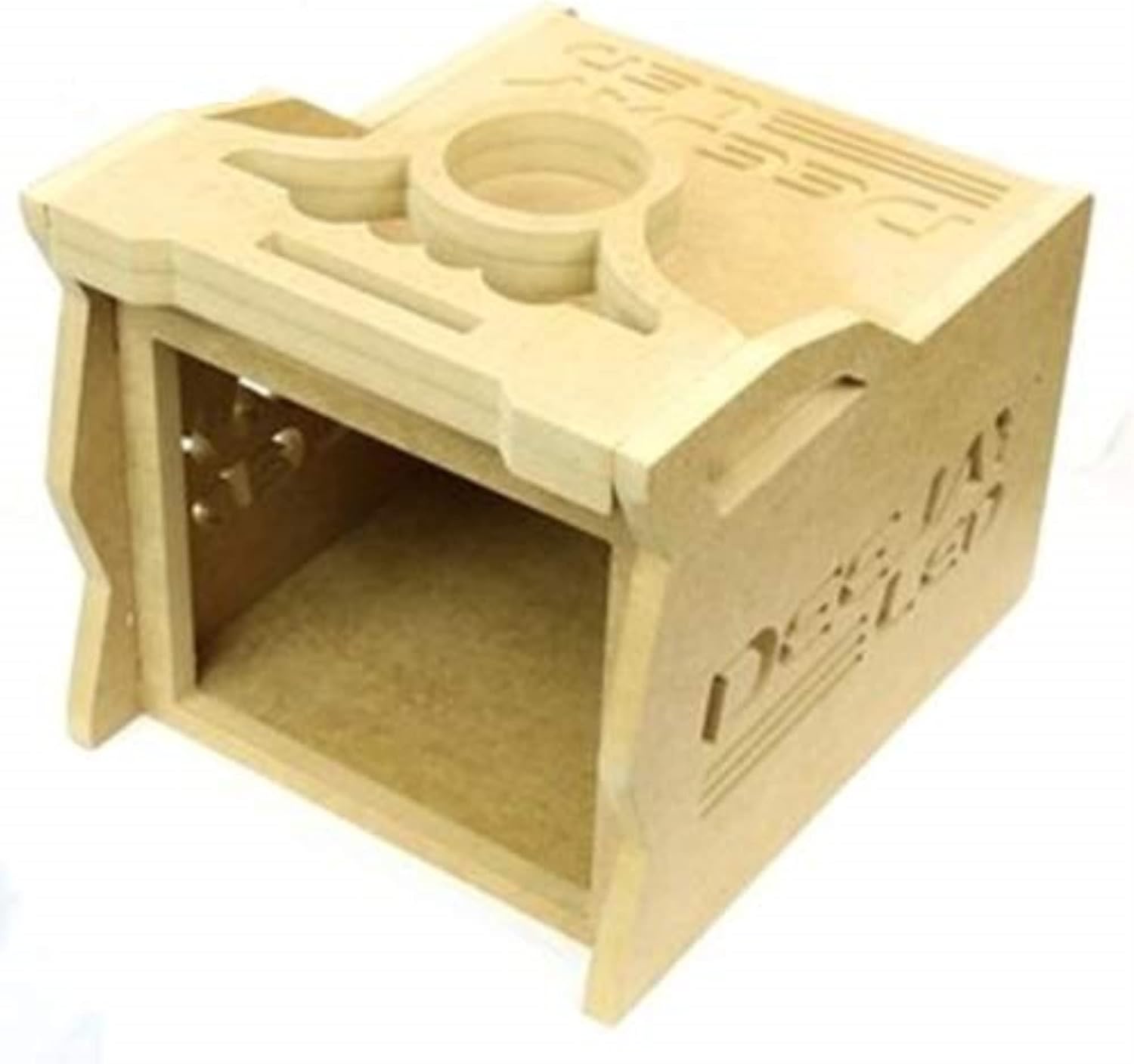 DEEJAY LED 1 DIN Space Plus 4 EQ (3 Din) Stylish Wooden Controller Case for Mobile Competitions - TBH1DIN4EQ