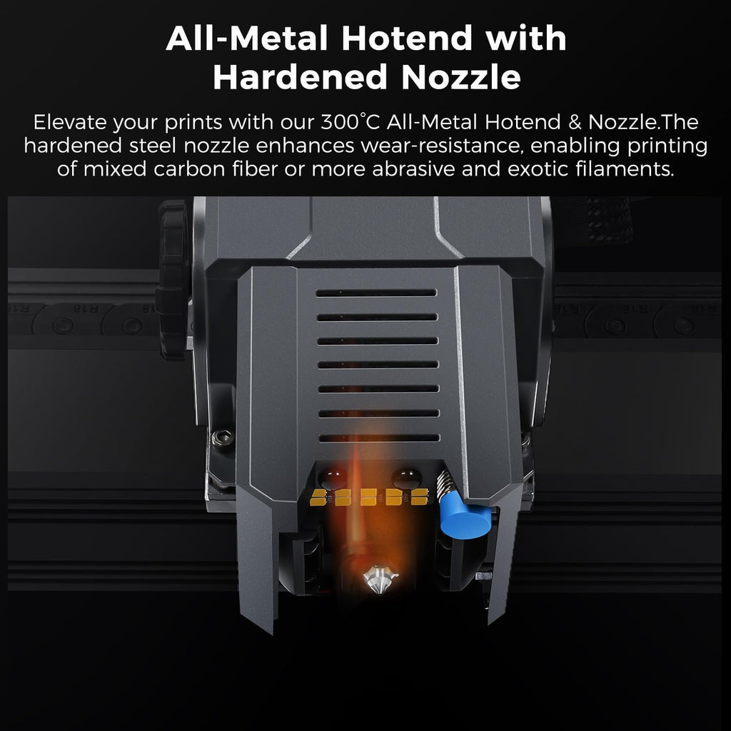 Sovol T500 3D Printer Max Speed up to 500mm/s, Upgraded with 7'' Klipper Touch Screen 300℃ High Temp Hotend 95% Pre-Assembly 49-Point Auto Leveling 19.68 * 19.68 * 19.68in