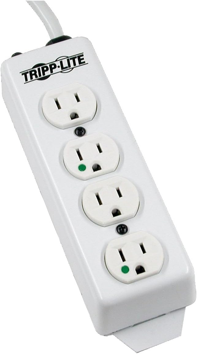 tripp lite ps-415-hg power strip 4out 120v 15ft hospital grade 15a
