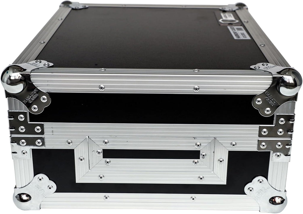 Harmony Audio Cases HCPLXCRSS12 Custom DJ Case Compatible with Pioneer DJ PLX-CRSS12 Digital-Analog Turntable with Foam-Lined Interior and Adjustable Foam Velcro Inserts - Black