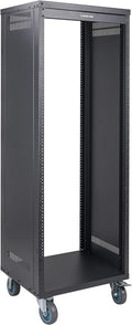 Sound Town 30U Universal Steel Rack, w/ 3' Locking Casters, Vented Side Panels for Audio Video, Server and Network Equipment (STRK-M30U)