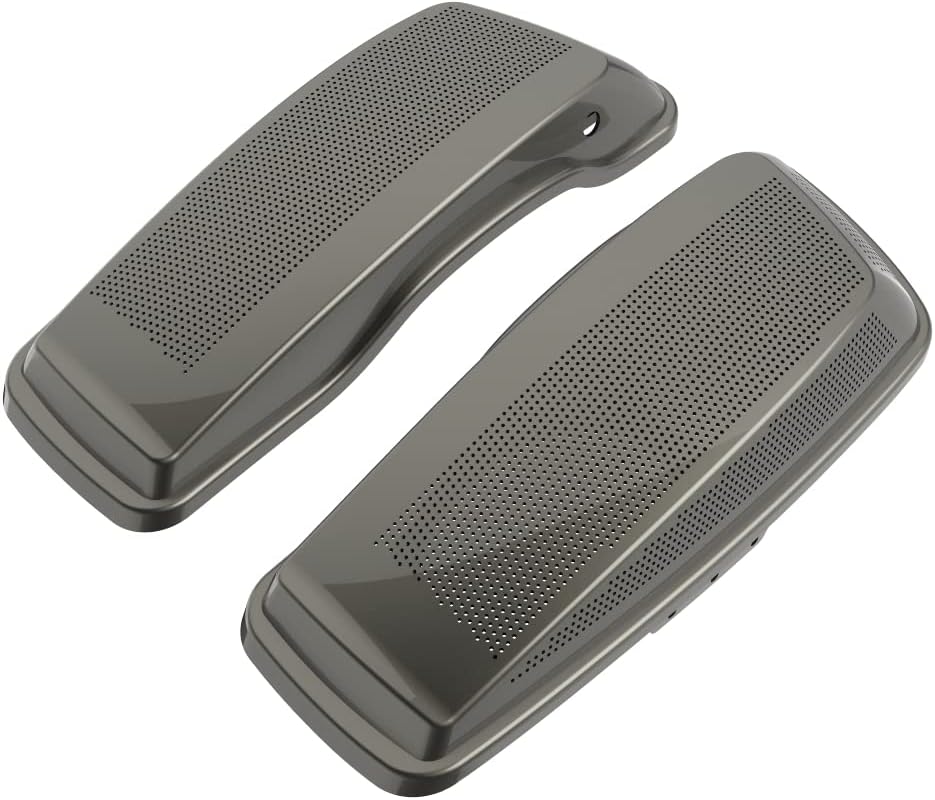 Advanblack Saddlebag Dual 6x9 Speaker lids, Audio Covers Fit for H-D Touring, Road Glide, Street Glide Special, Road King, 2014 2015 2016 2017 2018 2019 2020 2021 2022 2023
