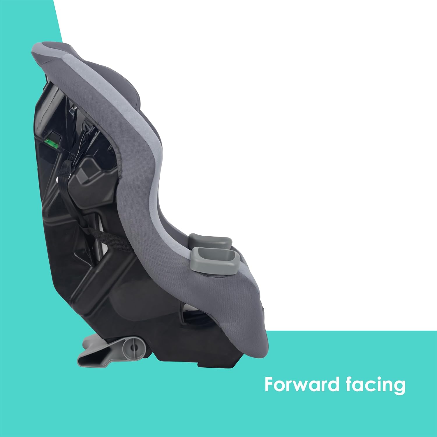 Baby Trend Trooper™ Slim 3-in-1 Convertible Car Seat, Dash Grey – Slim Fit, 3-in-1 Growth Modes, Lightweight Design, Adjustable Comfort Padding