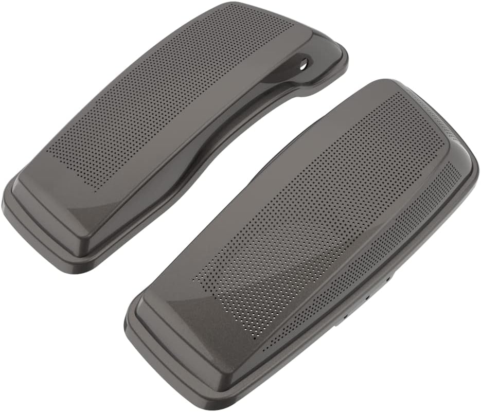 Advanblack Saddlebag Dual 6x9 Speaker lids, Audio Covers Fit for H-D Touring, Road Glide, Street Glide Special, Road King, 2014 2015 2016 2017 2018 2019 2020 2021 2022 2023