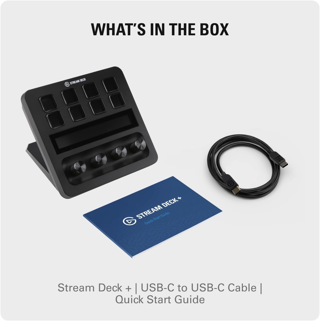 Elgato Stream Deck +, Audio Mixer, Production Console and Studio Controller for Content Creators, Streaming, Gaming, with customizable touch strip dials and LCD keys, works with Mac and PC