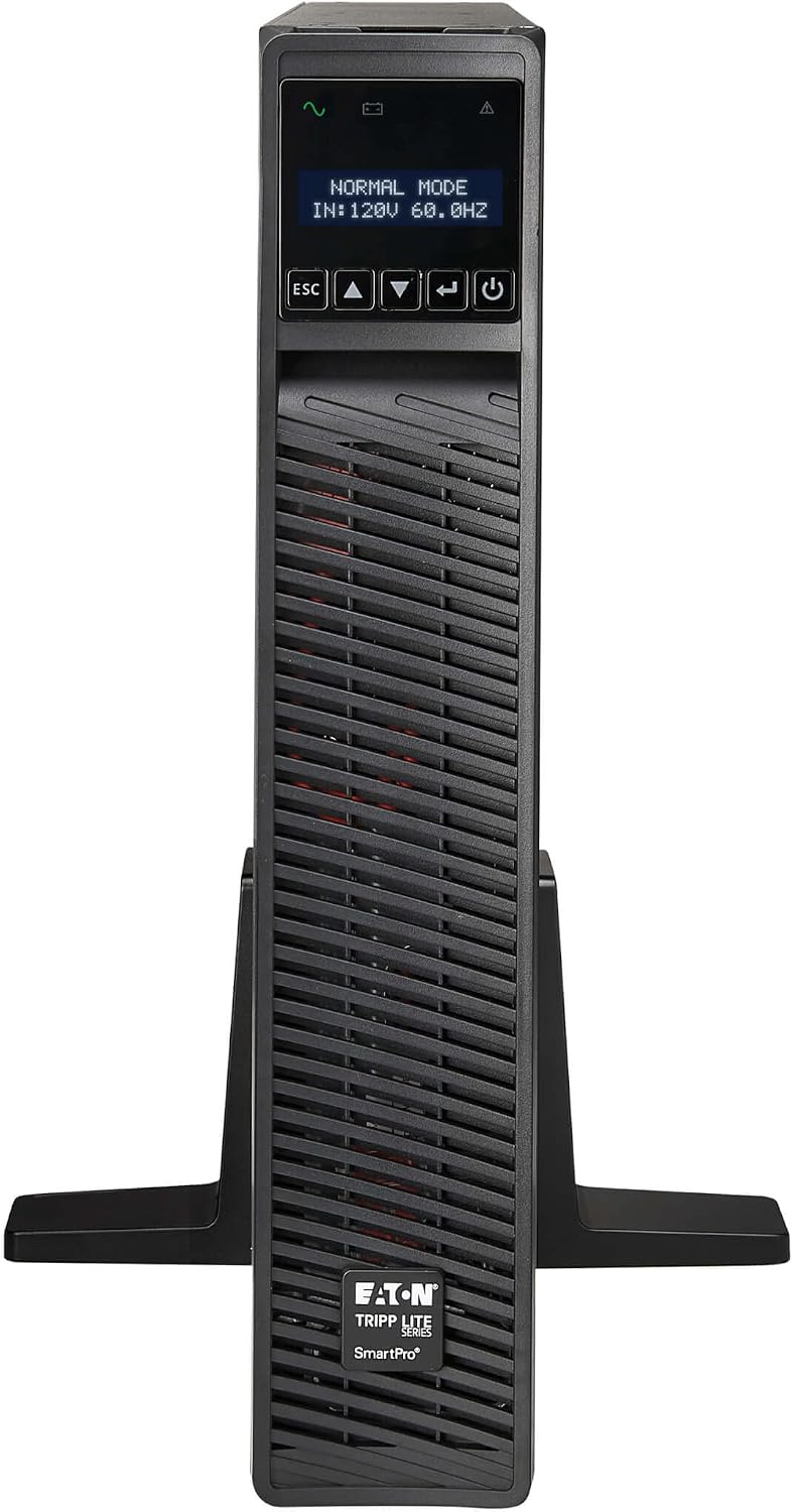 Eaton Tripp Lite Series SMART1500RMXL2U 1500VA Rack Mount UPS Battery Backup, Pure Sine Wave, 1440W, Extended Run & Network Card Option, 8 Outlets, 120V, AVR, Uninterruptible Power Supply