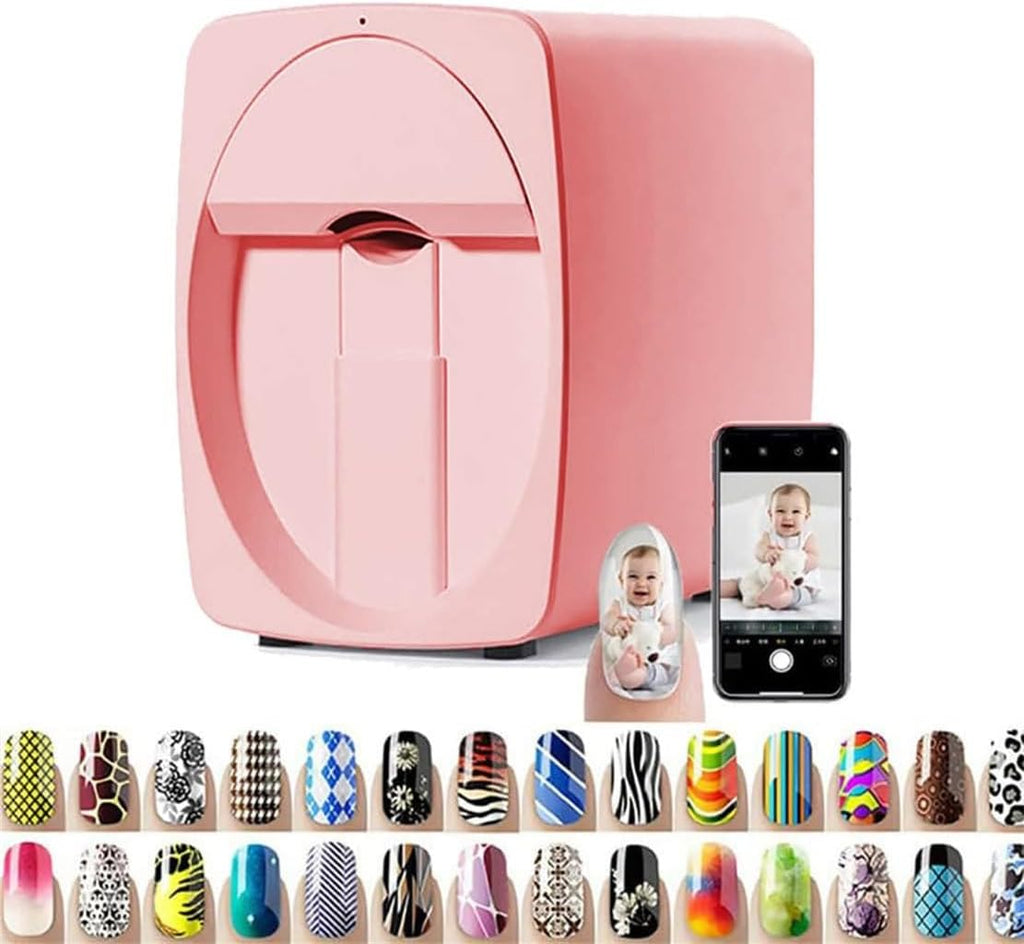 Intelligent 3D Nail Painting Machine Portable Digital Mobile Art Printer Support WiFi/DIY Professional Equipment for Beauty & Personal Care Girls' Home Nails