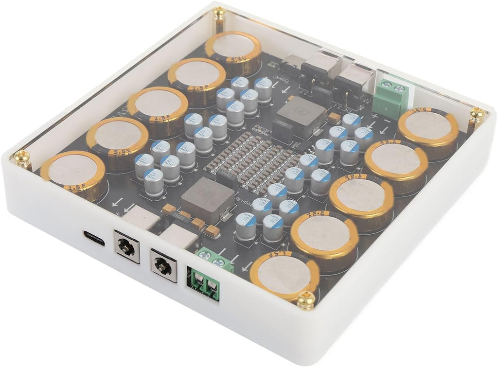 Power Processor 5V-25V DC Power Conditioner 10A Electric Power Filter with Power Purification Technology for DAC Amplifier Sound Card NAS Car Devices