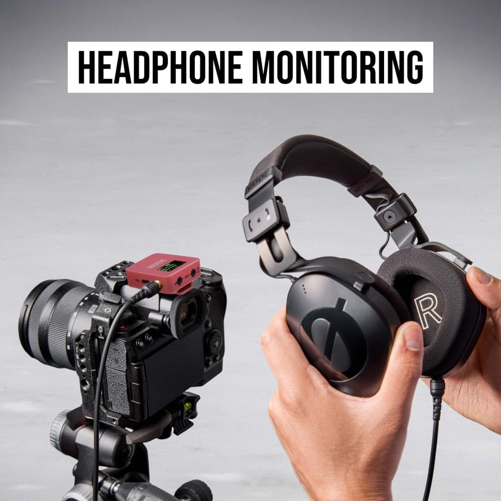 RØDE Wireless GO (Gen 3) – Compact Wireless Mic – Pristine Audio, 32-bit Float Recording, Automatic Level Control, for Phones, Cameras and Computers (Rose)