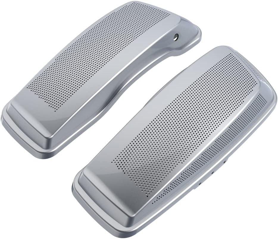 Advanblack Saddlebag Dual 6x9 Speaker lids, Audio Covers Fit for H-D Touring, Road Glide, Street Glide Special, Road King, 2014 2015 2016 2017 2018 2019 2020 2021 2022 2023