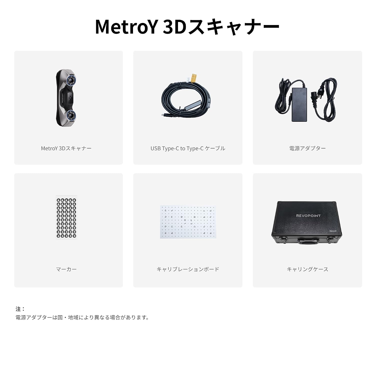 Revopoint MetroY 3D Scanner for 3D Printing, Up to 0.01 mm Precision, 30+15+1 Industrial Blue Laser Handheld Scanner, Streaming Screen Sharing, for Industrial 3D Modeling & Measurement