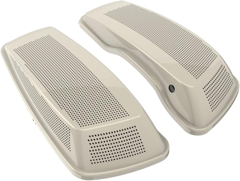 Advanblack Saddlebag Dual 6x9 Speaker lids, Audio Covers Fit for H-D Touring, Road Glide, Street Glide Special, Road King, 2014 2015 2016 2017 2018 2019 2020 2021 2022 2023