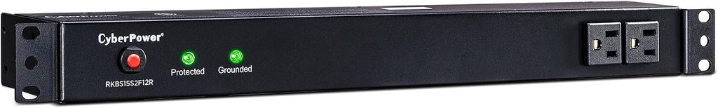 CyberPower RKBS15S2F12R Rackbar Surge Protector, 120V/15A, 14 Outlets, 15 Foot Power Cord, 1U Rackmount, UL Listed