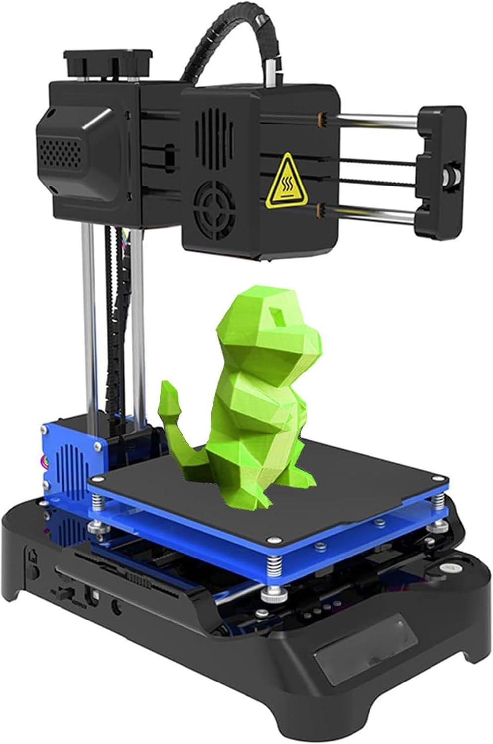 Mini 3D for Kids Printer K7 Desktop Mini 3D Printer with Large Printing Size 100x100x100mm for Kids Student Education,Black