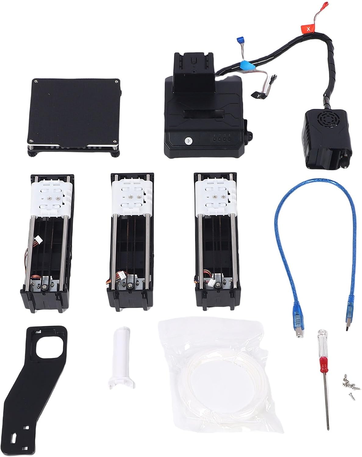 Gonetre Entry Level Beginners 3D Printer Fast Heating 4x4x4in Building Size 32 Bit 64 Bit 3D Printing Machine Beginner Friendly Mini Printer for Kids and Hobbyists (US Plug)