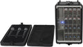 6U Rack Case, Dust-Proof 6U Rack Case with Microphone Storage Compartments, Countertop Rectangular 6U Rack Case with Practical Handle for Equalizers, Amplifiers, Speakers, Audio Equipment
