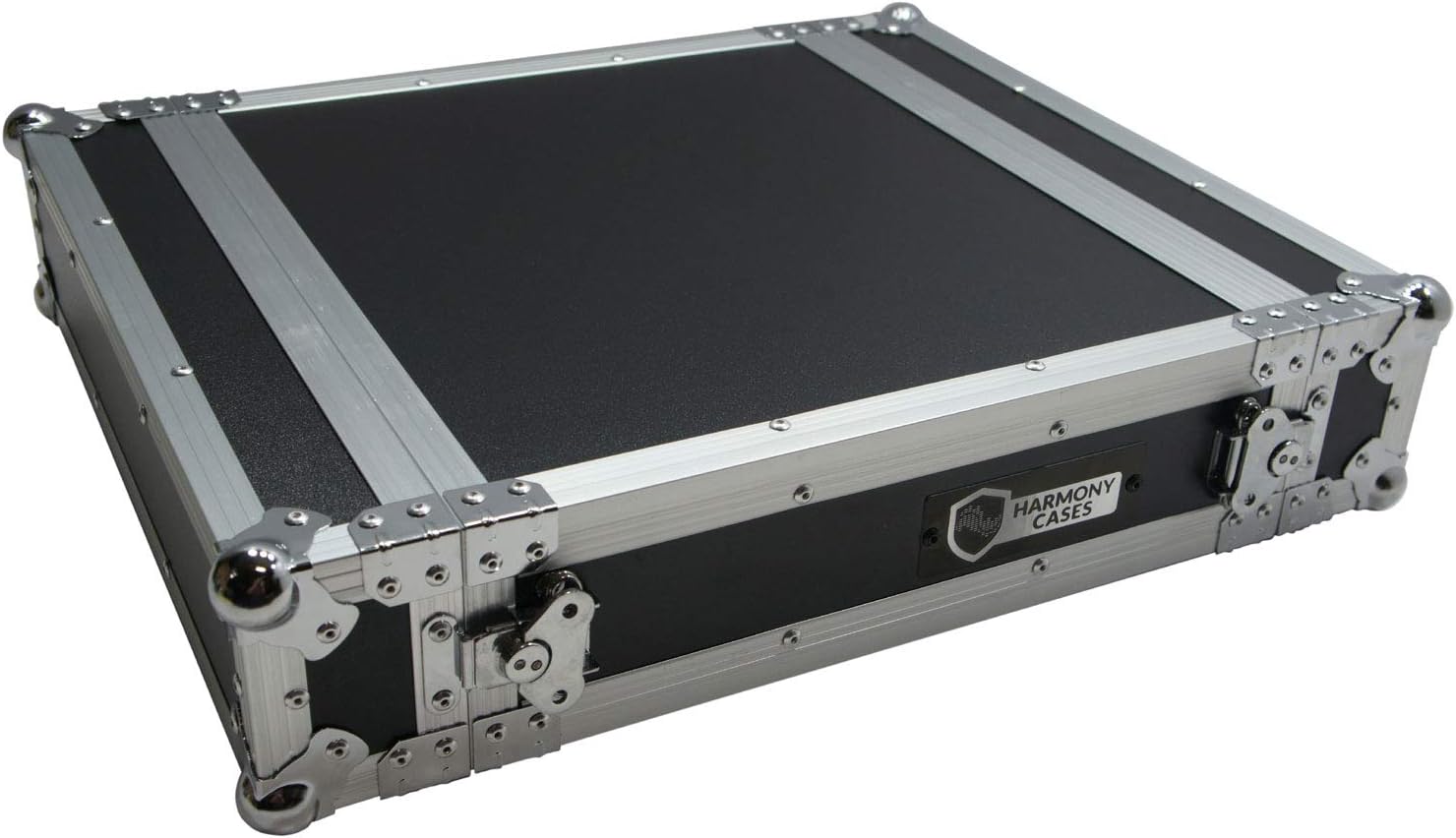Harmony Audio Cases HC2UAD DJ Flight Amp 2U Rack Space Road Travel Amplifier Case