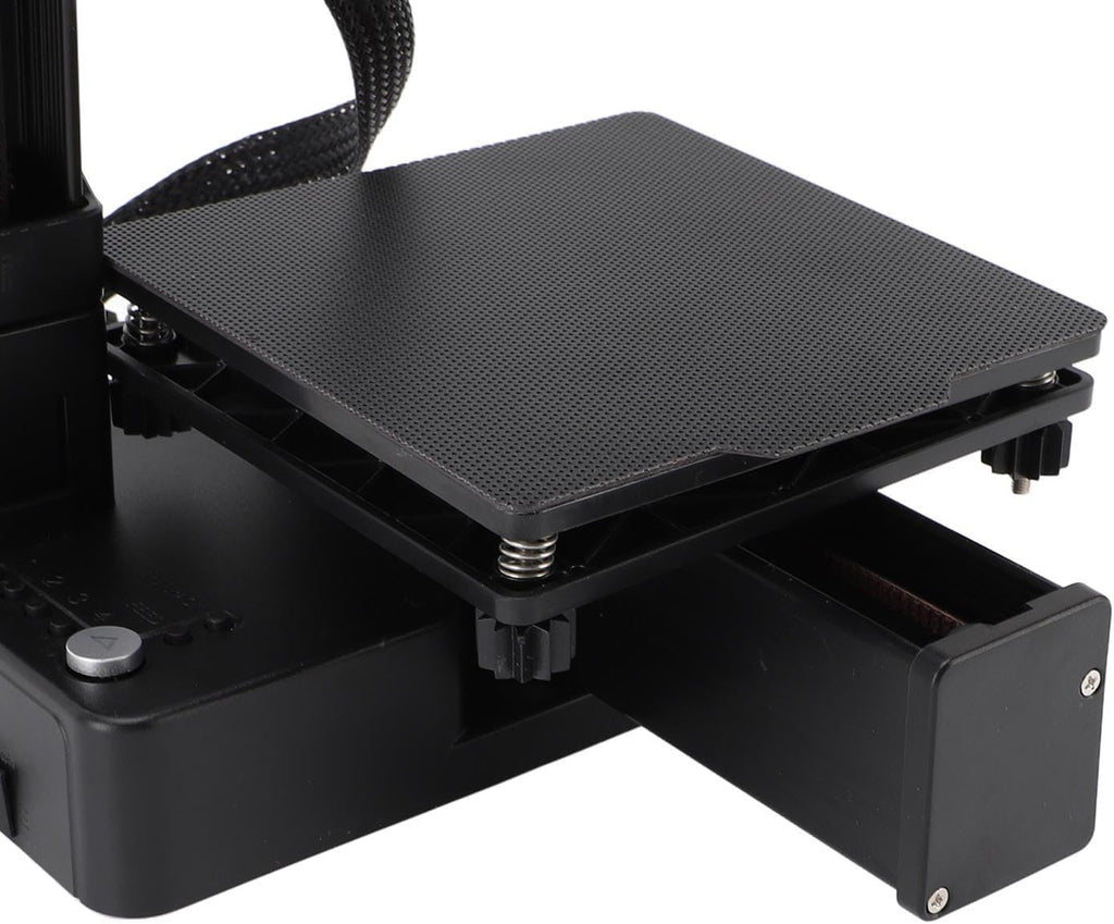 Small 3D Printer with Removable Magnetic Platform, Open Frame, 230°C Direct Extruder, XY All Metal Structure, for Wins 7 8 10, Print Size 100x100x100mm (US)