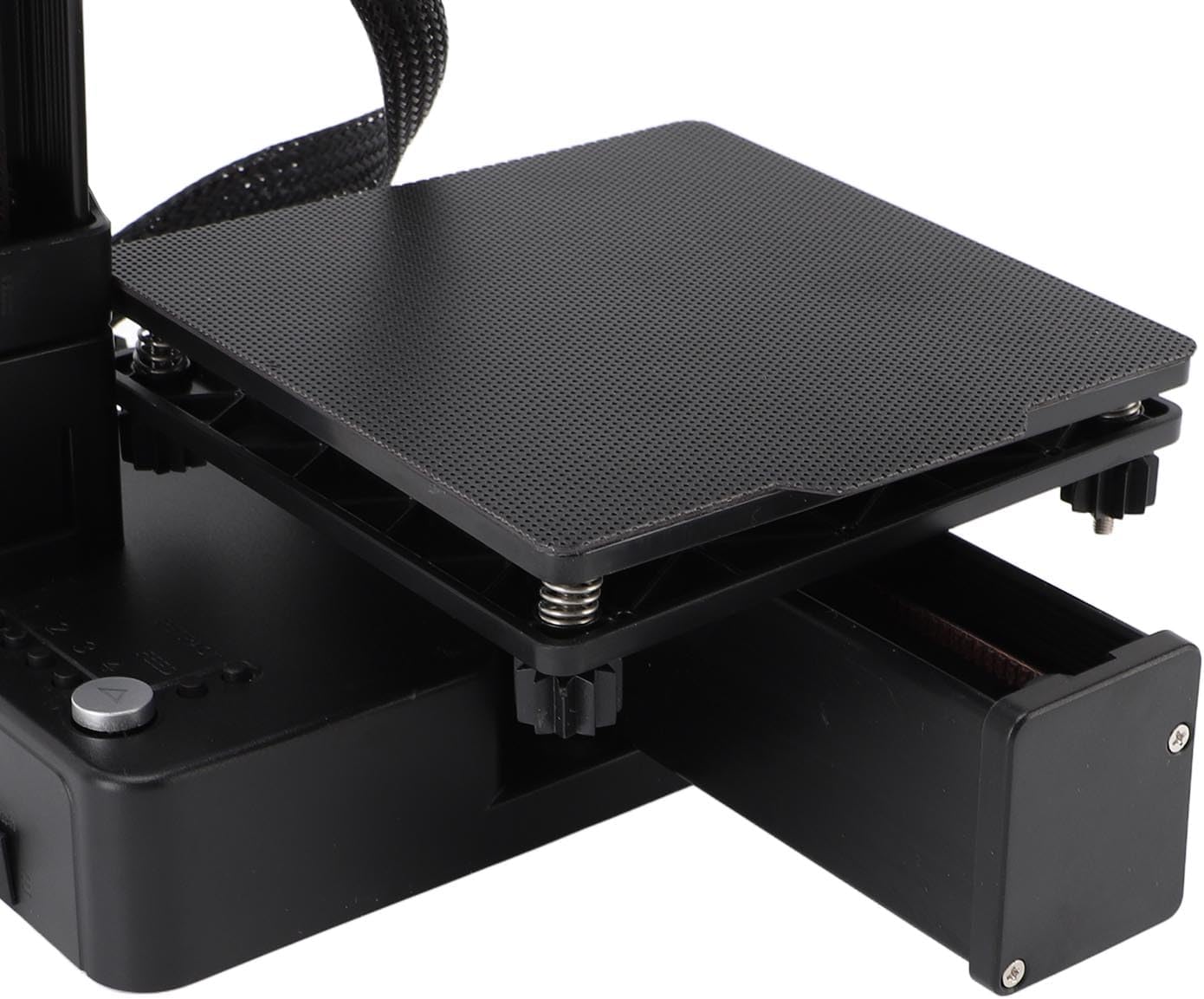 Small 3D Printer with Removable Magnetic Platform, Open Frame, 230°C Direct Extruder, XY All Metal Structure, for Wins 7 8 10, Print Size 100x100x100mm (US)