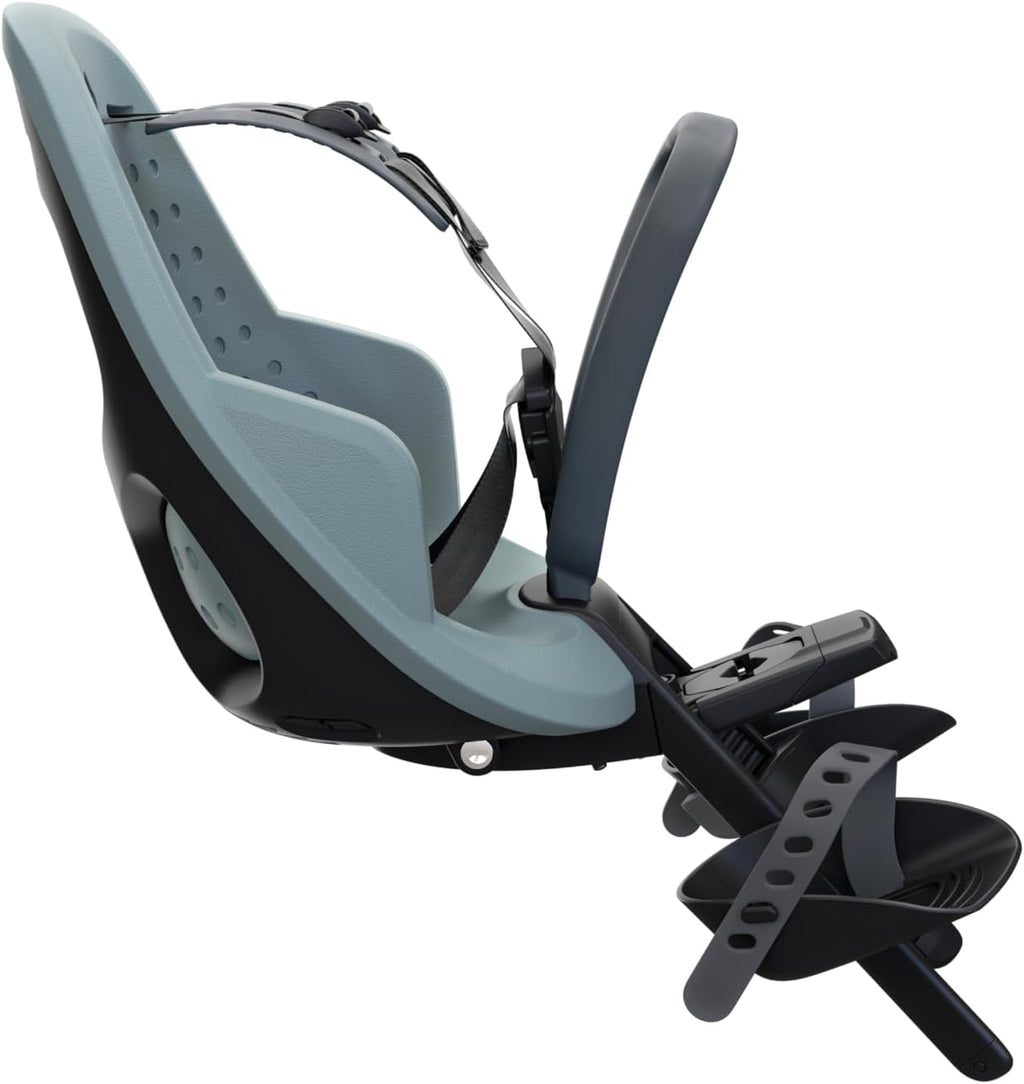 Thule Yepp 2 Mounted Child Bike seat, Adjustable footrests, 5-Point Harness and Easy to Mount Design