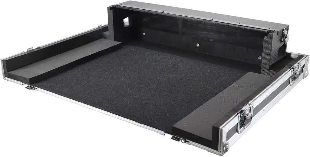 ProX XS-AHQU24DHW ATA Digital Audio Mixer Flight Case for Allen and Heath QU-24 Console with Doghouse compartment and Caster wheels