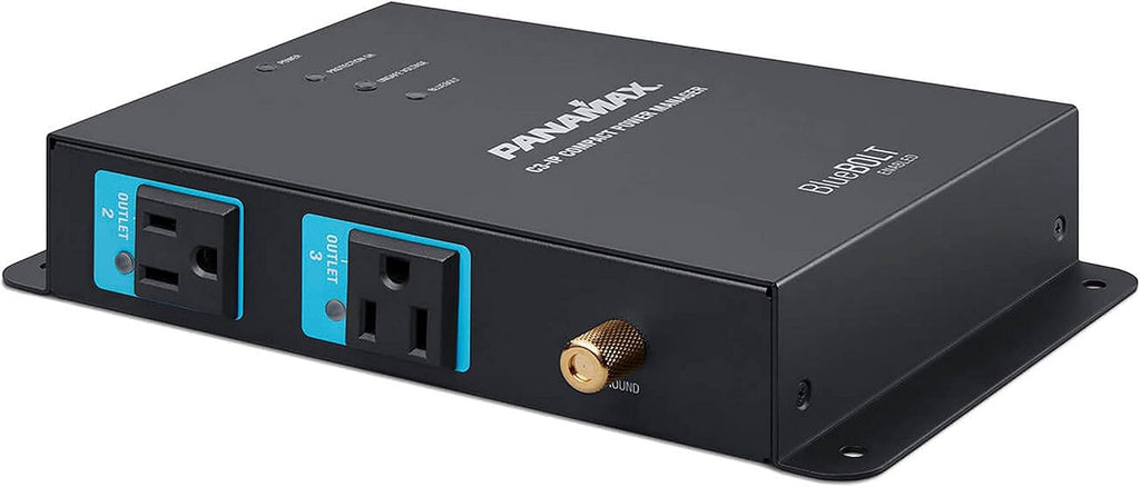 Panamax C3-IP Compact Power Manager - BlueBOLT-Enabled 3-Outlet Power Conditioner and Power Sequencer