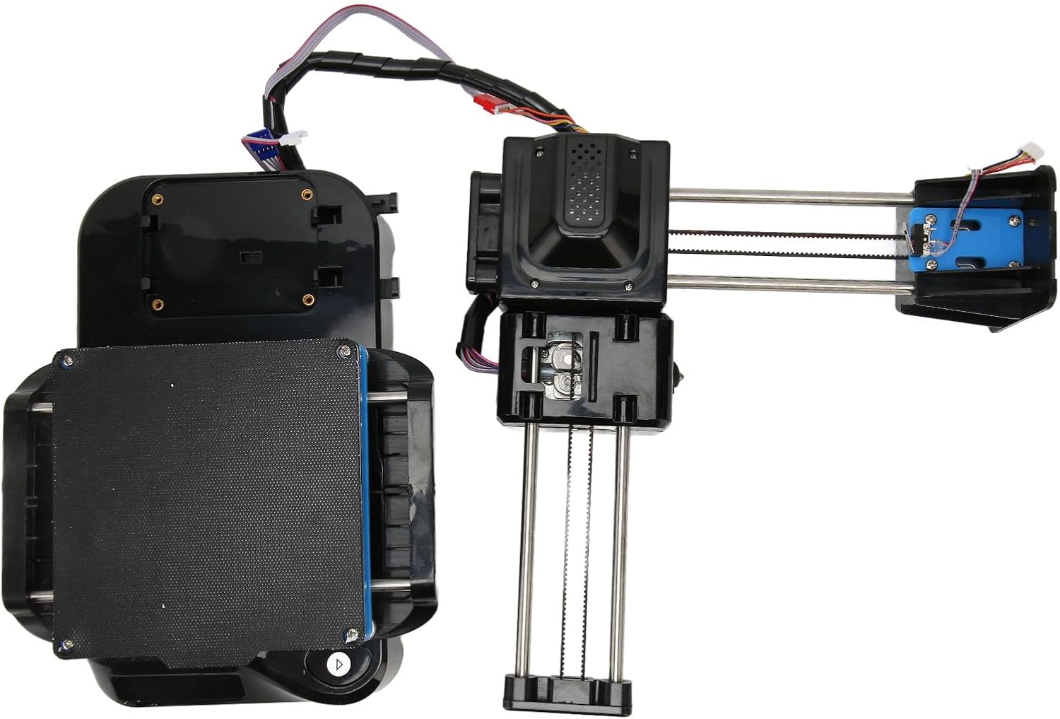 DIY 3D Printer Kit Mini 3D Printer 4x4x4in Upgraded Print Volume Kids Extruder Technology (US Plug), High Power Powerful Computing New Structure 3D Printer High Speed Printing