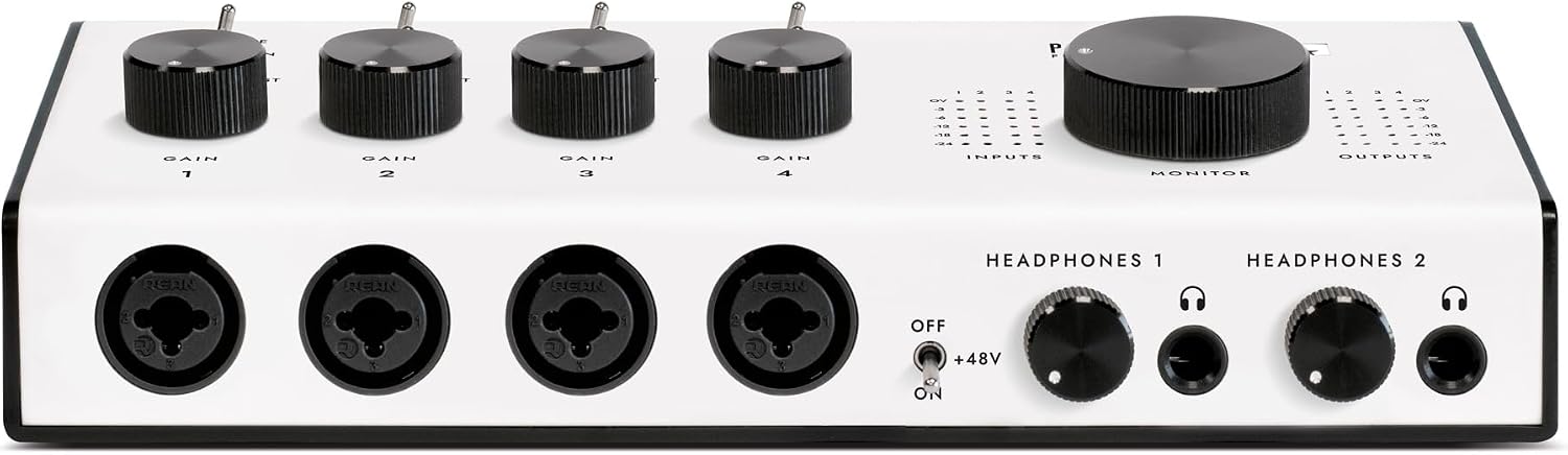 Blackstar Polar 4 - 4-channel 4-in/8-out USB-C Guitar Audio Interface w/ 4 Microphone Preamps and 2 Headphone Outputs