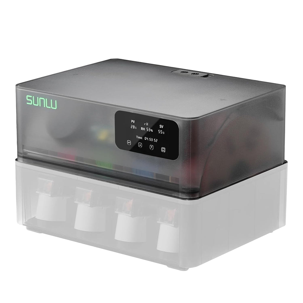 SainSmart SUNLU AMS Heater Upgrade for Bambu Lab AMS Gen 1, Simultaneous Filament Drying & Printing, Fast 70°C Heating, Smart Humidity Control, 4-Roll Capacity, Easy 2-Min Install (AMS Not Included)