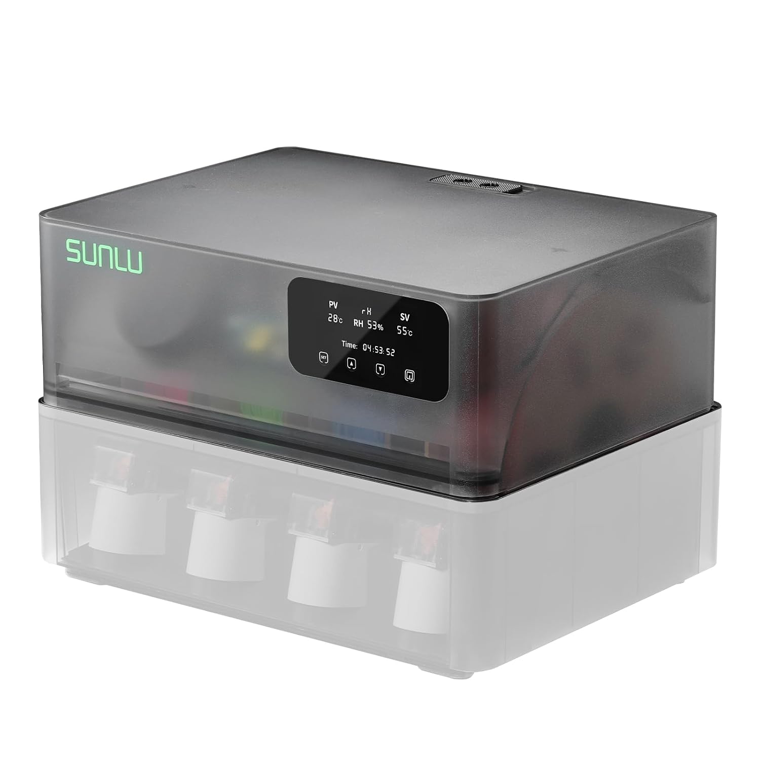 SainSmart SUNLU AMS Heater Upgrade for Bambu Lab AMS Gen 1, Simultaneous Filament Drying & Printing, Fast 70°C Heating, Smart Humidity Control, 4-Roll Capacity, Easy 2-Min Install (AMS Not Included)