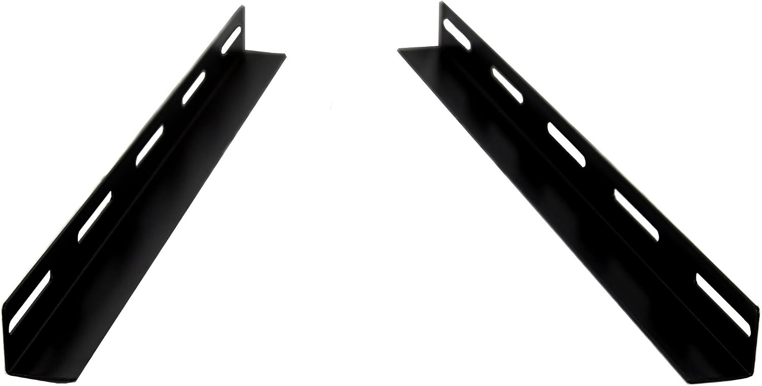 Server Rack Open Frame Rack 4 Post 19 inch Adjustable Server/Audio Rack Cold Rolled Steel with 3 Shelves (42U,24Depth)