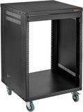 Auray ERS- 12U Steel Equipment Rack with 3' Casters (12 RU)