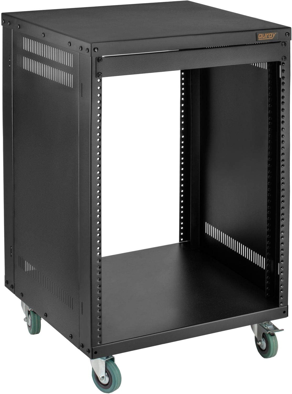 Auray ERS- 12U Steel Equipment Rack with 3' Casters (12 RU)