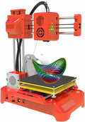 Mini 3D Printer for Kids, K7 Desktop 3D Printer Student 3D Printing Machine No Leveling Required Small Kids 3D Printer with Large Printing Size 100x100x100mm for Kids Student Education,Orange