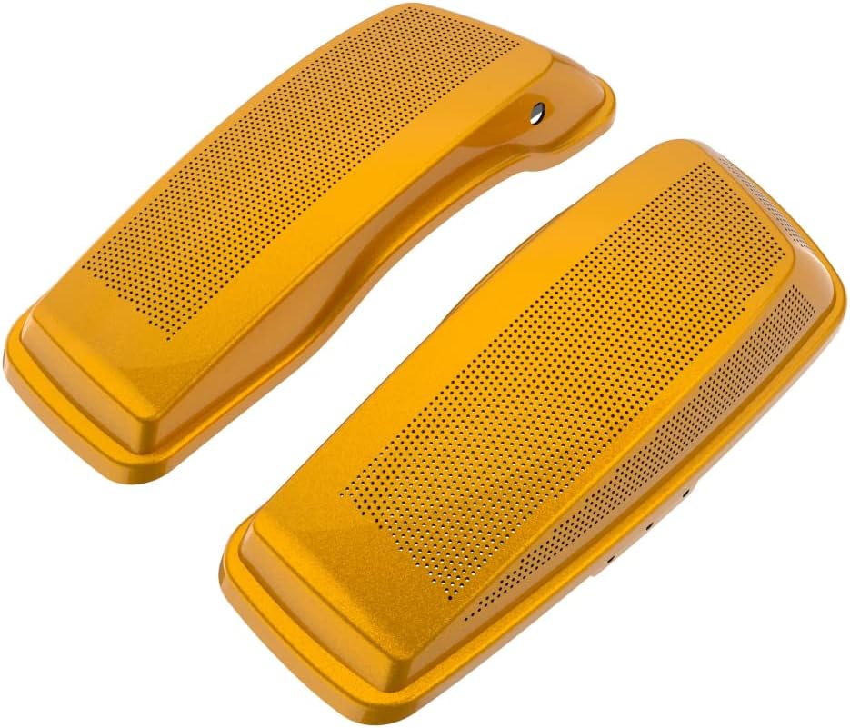 Advanblack Saddlebag Dual 6x9 Speaker lids, Audio Covers Fit for H-D Touring, Road Glide, Street Glide Special, Road King, 2014 2015 2016 2017 2018 2019 2020 2021 2022 2023