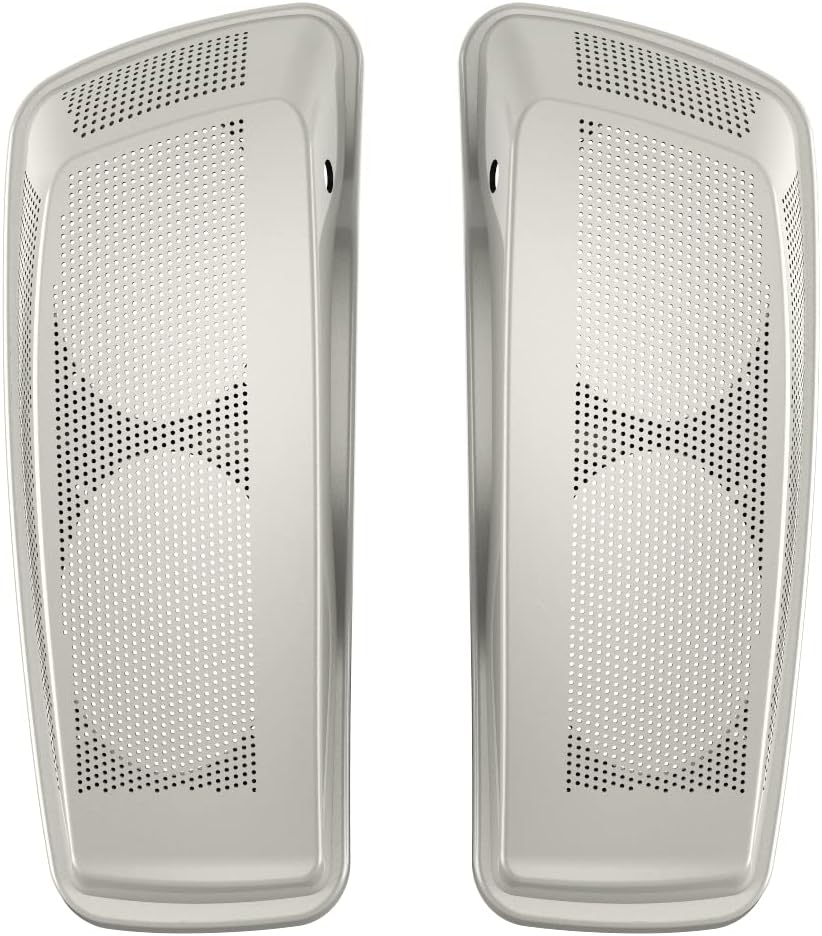 Advanblack Saddlebag Dual 6x9 Speaker lids, Audio Covers Fit for H-D Touring, Road Glide, Street Glide Special, Road King, 2014 2015 2016 2017 2018 2019 2020 2021 2022 2023