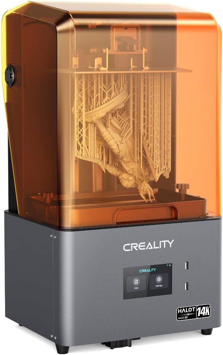 Creality Resin 3D Printer Halot Mage S 14K Bundle with Creality Wash and Cure Station UW-01 2 in 1 Machine