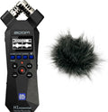 Zoom H1essential 2-Track 32-Bit Float Portable Audio Recorder Bundle with WSH-1E Hairy Windscreen